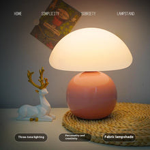 Bedside Lamp Cream Mushroom Decorative Ambient Lamp