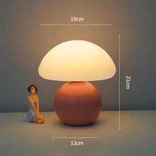 Bedside Lamp Cream Mushroom Decorative Ambient Lamp