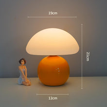 Bedside Lamp Cream Mushroom Decorative Ambient Lamp